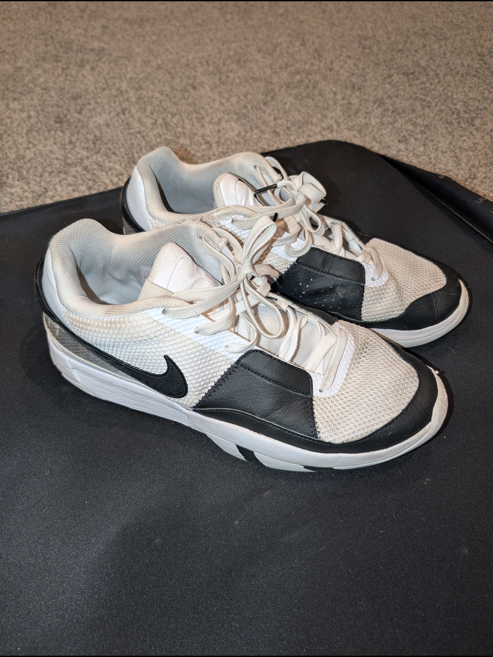 Nike Ja 1 sneakers in the white and black colorway